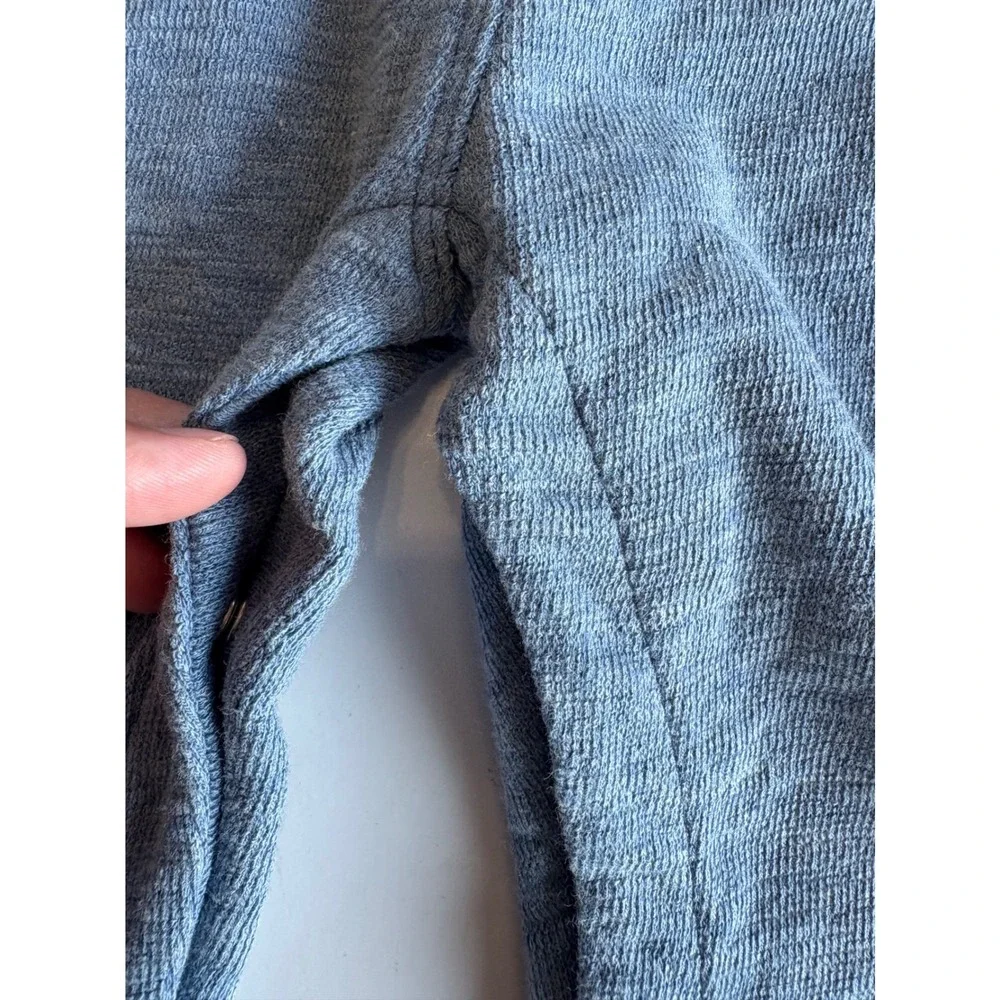 Old Navy Infant Girls 18-24M Blue Pants‎ Romper Short Sleeve Belted Button NEW